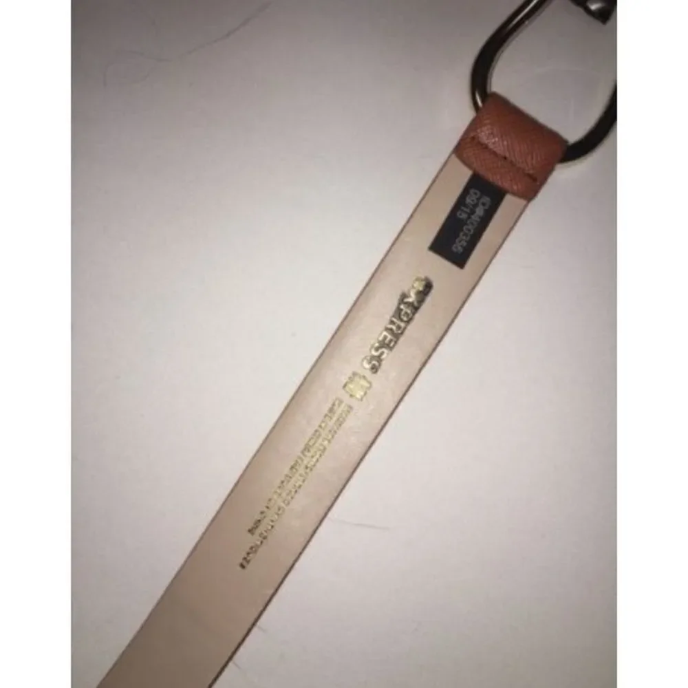 Express Belt Womens S/M Adjustable Slide Camel NWT